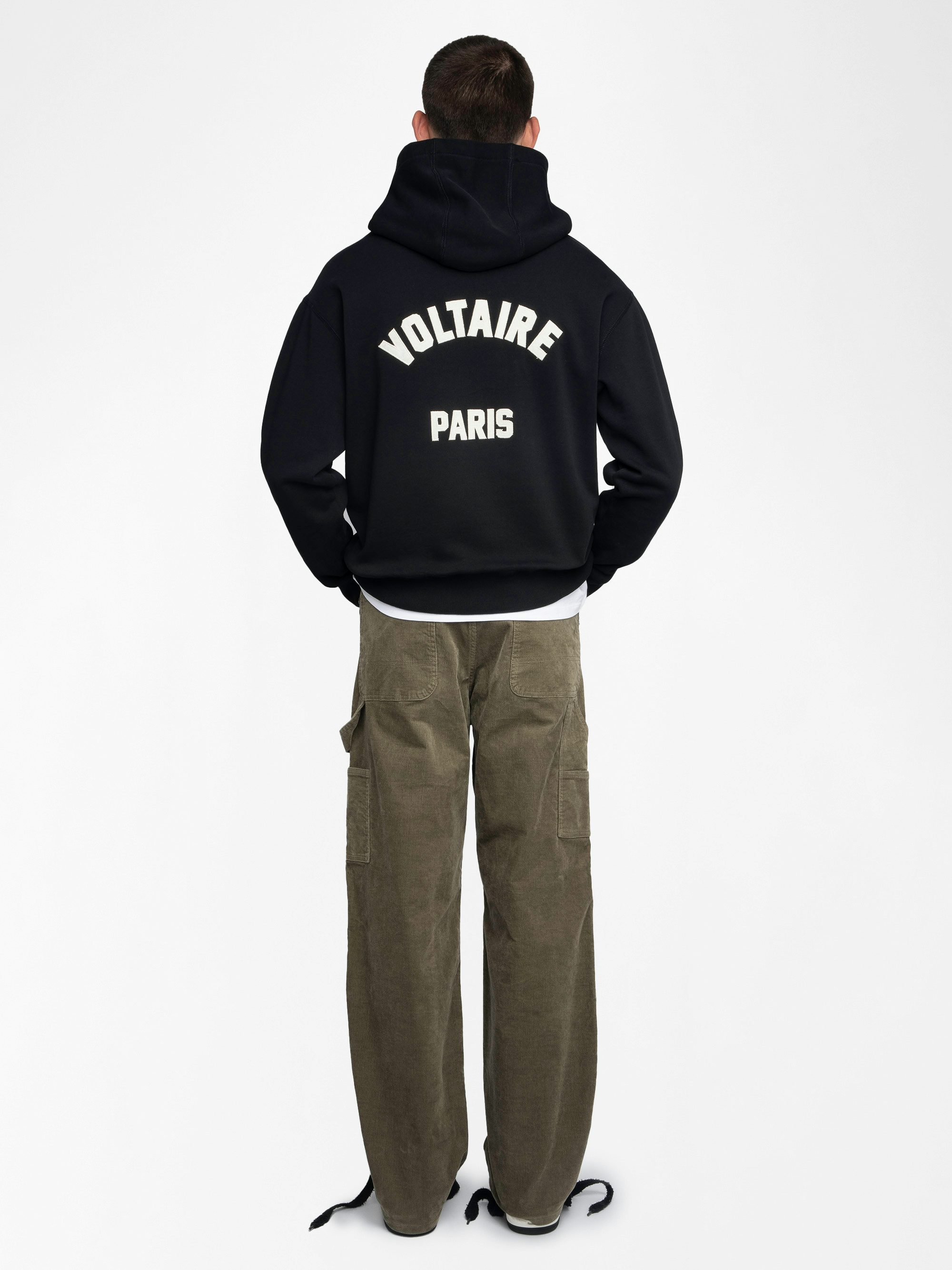 Sacha Sweatshirt - Hooded sweatshirt with long sleeves and print on back.